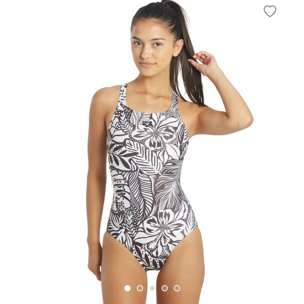 ARENA Allover Pro Back Plus One Piece swimsuit NWT